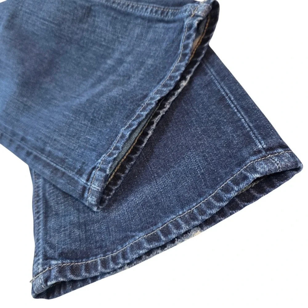 Banana Republic Vintage Straight Jeans Medium Indigo 33x30 Mens Denim